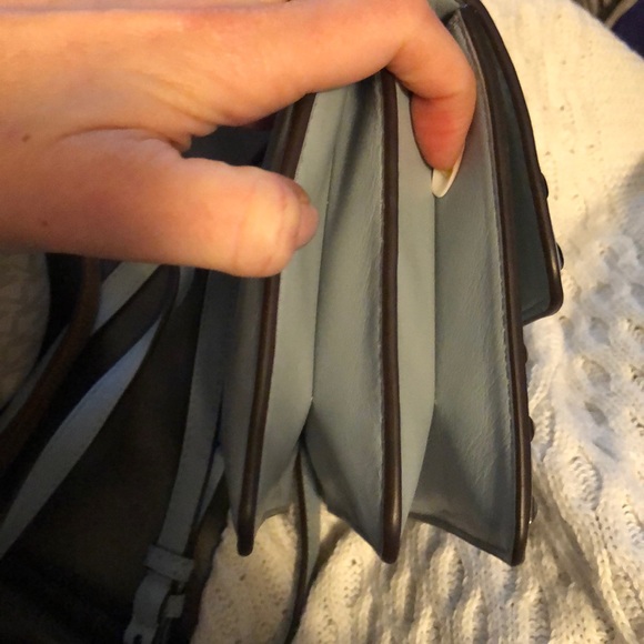 Micheal kors baby blue wallet/crossbody purse - Picture 4 of 6